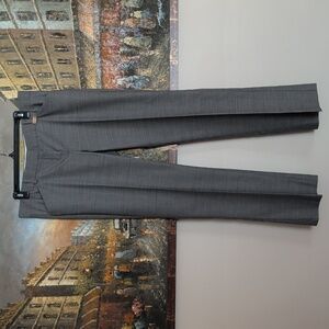 Theory Gray Checkered Dress Pants